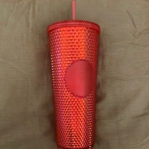 2019 Hot Pink Starbucks studded cup NWT
